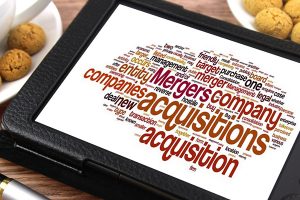 mergers and acquisitions word collage
